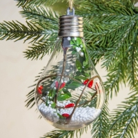 Ёлочный шар новогодний &laquo;Чудес в Новом году!&raquo;, на Новый год, d=7 см.