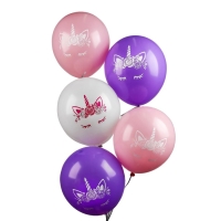 Набор гирлянда бумажная «Единорог жемчужная» + шарики набор 5 штук Набор гирлянда бумажная «Единорог жемчужная» + шарики набор 5 штук