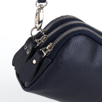 Сумка женская на молнии, цвет синий Сумка женская на молнии, цвет синий