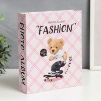 Фотоальбом на 80 фото 10х15 см "Мишка в кресле" в коробке МИКС 23х5х19 см