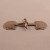 Застёжка-клевант 16 &times; 5 см, 2 шт, цвет капучино