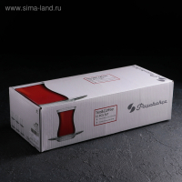 Сервиз чайный &laquo;Флора&raquo;, 12 предметов: 6 стаканов чайных 160 мл, 6 блюдец