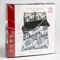 Постельное бельё &laquo;Этель&raquo; 1, 5 сп. Rock star 143х215 см, 150х214 см, 70х70 см -2 шт, 100% хлопок, бязь 125 г/м2