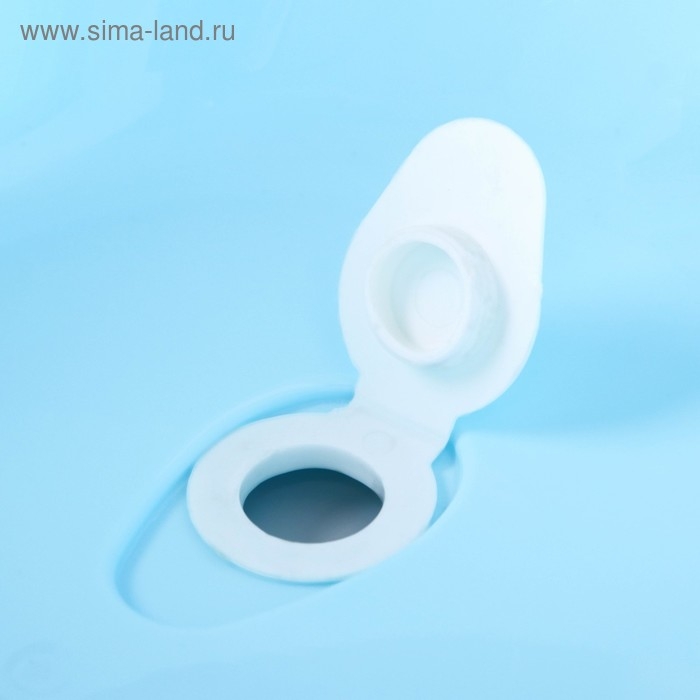 Ванночка &laquo;Буль-Буль&raquo;, со сливом, цвет голубой, ковш МИКС