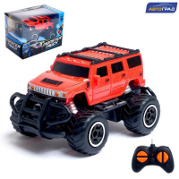 Джип радиоуправляемый «Хамер», работает от батареек, цвет красный Джип радиоуправляемый «Хамер», работает от батареек, цвет красный
