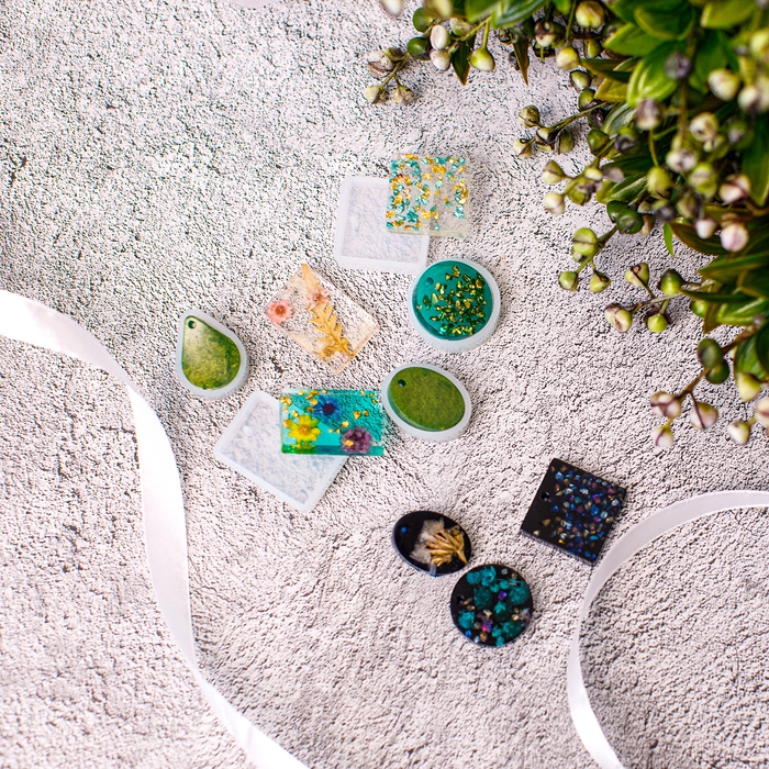 Форма силиконовая универсальная «Кулоны» набор 5 форм Форма силиконовая универсальная «Кулоны» набор 5 форм