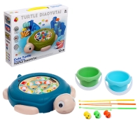 Рыбалка «Путешествие черепашки», 12 рыбок, цвета МИКС Рыбалка «Путешествие черепашки», 12 рыбок, цвета МИКС