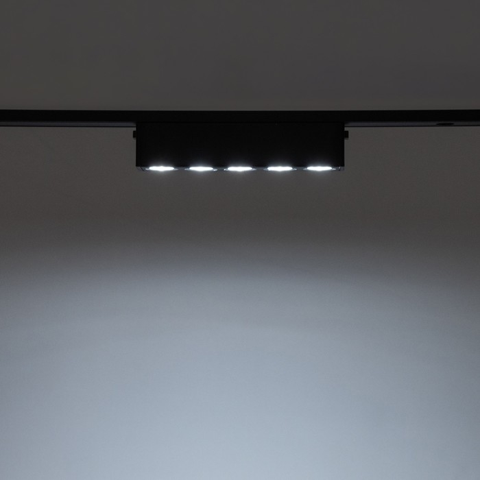 Светильник трековый ULTRA Светильник трековый ULTRA "Линза" LED 6Вт 3000K-5700К CRI90 черный 12,2х2,6х2,4см