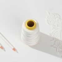 Нитки 40/2, 2700 м, цвет белый Нитки 40/2, 2700 м, цвет белый