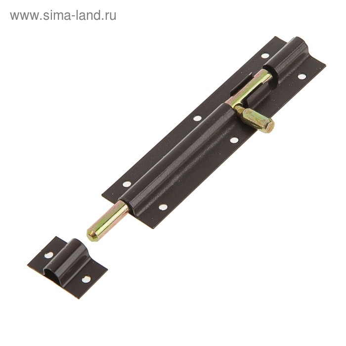 Задвижка дверная ЗД 004, 125 мм, тёмно- коричневый Задвижка дверная ЗД 004, 125 мм, тёмно- коричневый