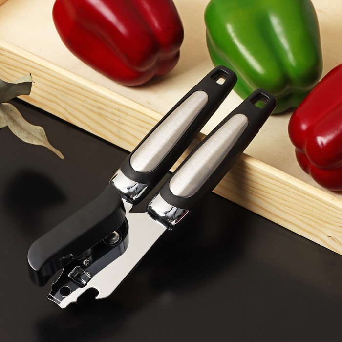 Нож консервный Доляна «Элим», 20 см, цвет чёрный Нож консервный Доляна «Элим», 20 см, цвет чёрный