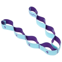 Эспандер-лента ONLYTOP, эластичная, с захватами, 90х4 см, цвет голубой Эспандер-лента ONLYTOP, эластичная, с захватами, 90х4 см, цвет голубой