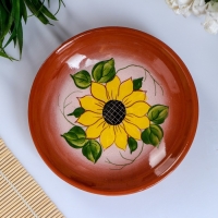 Блюдо "Гарнирное" подсолнух, 18см Блюдо "Гарнирное" подсолнух, 18см