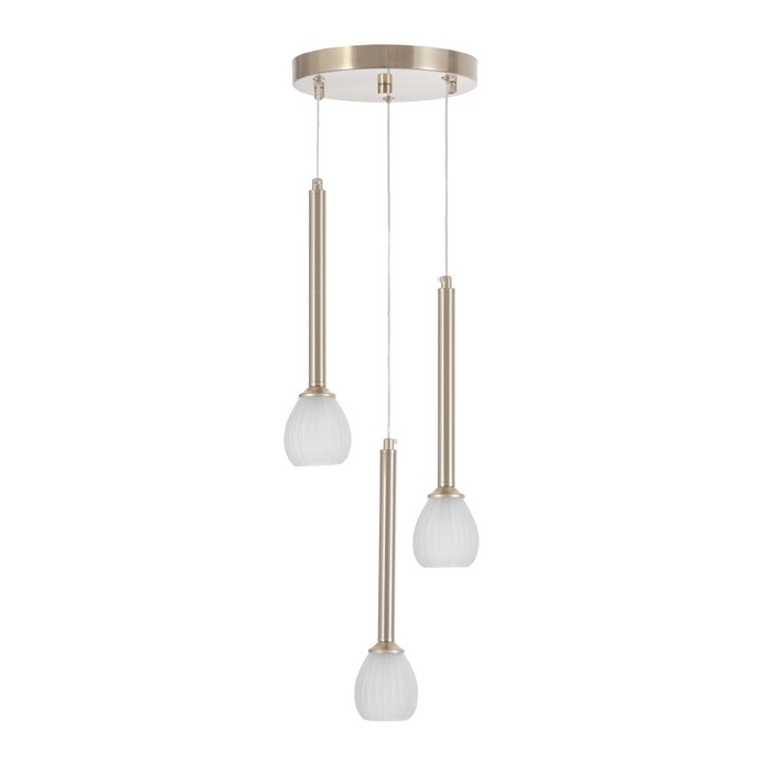 Светильник "Жаклин" 3х3Вт G4 Белый 30х30х180см