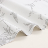 Набор наволочек SL Home Flowers 70*70+3 см - 2 шт, сатин, 140 гр/м2, 100% хлопок