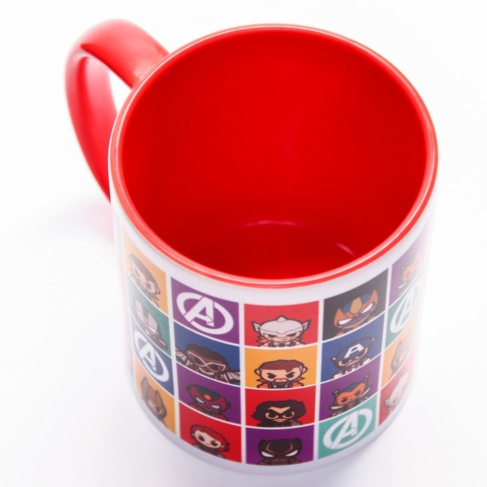 Кружка сублимация, 350 мл "Marvel", Мстители МИКС