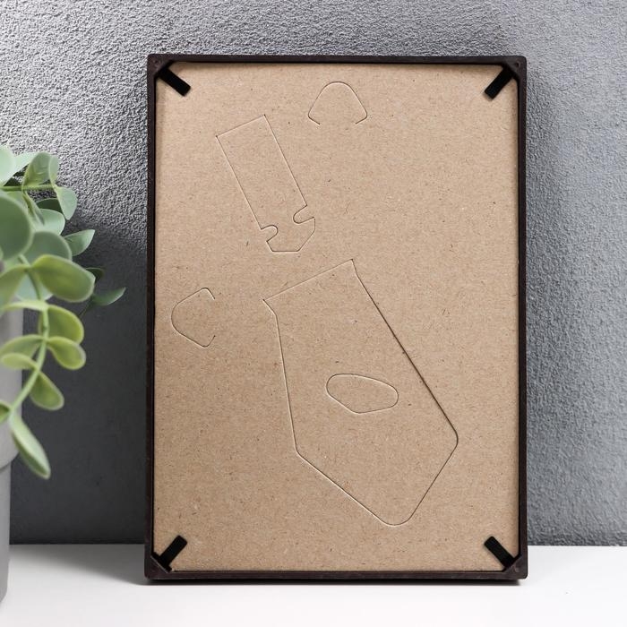 Фоторамка пластик L-5 10х15 см, венге