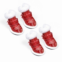 Ботинки "Забава", набор 4 шт, 2 размер, красные