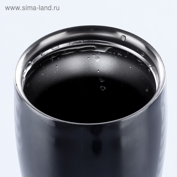Термокружка, 450 мл, City, сохраняет тепло 12 ч, 8 х 8х 21.5 см, чёрная