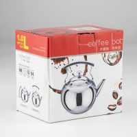 Чайник из нержавеющей стали «Жуан», 1 л, металлическое сито, цвет хромированный Чайник из нержавеющей стали «Жуан», 1 л, металлическое сито, цвет хромированный