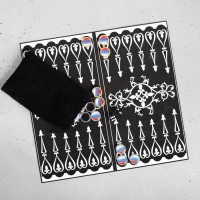 Нарды в мешочке с полем &laquo;Президент&raquo;, 13 х 20 см