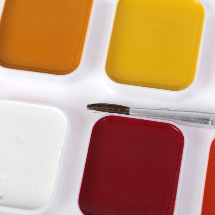 Акварель Акварель "Луч" Классика, 12 цветов, с кистью