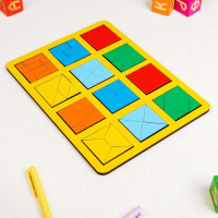 &laquo;Сложи квадрат&raquo; Б. П. Никитин, 2 уровень (макси), МИКС