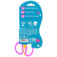 Ножницы детские 13 см, безопасные, пластиковые ручки с фиксатором, Минни Маус, МИКС Ножницы детские 13 см, безопасные, пластиковые ручки с фиксатором, Минни Маус, МИКС