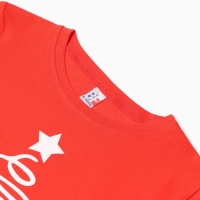 Футболка детская, цвет красный, рост 164 см