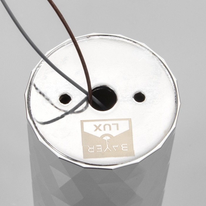 Светильник Светильник "Дени" GU10 серебро 5,5х5,5х12 см