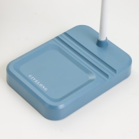 Настольная лампа "Лансер" LED 3,5Вт USB АКБ сине-лазурный 11х15х45 см RISALUX Настольная лампа "Лансер" LED 3,5Вт USB АКБ сине-лазурный 11х15х45 см RISALUX