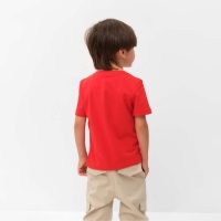 Футболка детская Disney "Тачки", рост 98-104 (30), красный Футболка детская Disney "Тачки", рост 98-104 (30), красный