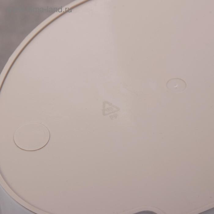 Ведро для мусора с подвижной крышкой Виолет &laquo;Акварель&raquo;, 14 л