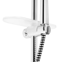 Набор для душа ZEIN H02, стойка с мыльницей и держателем, шланг 150 см, лейка 3 режима, хром Набор для душа ZEIN H02, стойка с мыльницей и держателем, шланг 150 см, лейка 3 режима, хром