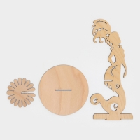 Салфетница деревянная &laquo;Сирена&raquo;, 25&times;13&times;13 см