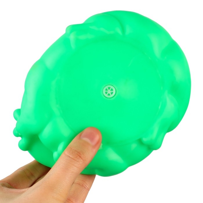 Набор резиновых игрушек для ванны &laquo;Мыльница: Лягушка&raquo;, 14,5 см, с пищалкой, 4 шт, Крошка Я