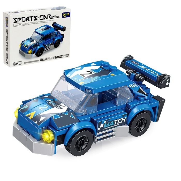 Конструктор Гонка «Спорткар», 91 деталь Конструктор Гонка «Спорткар», 91 деталь