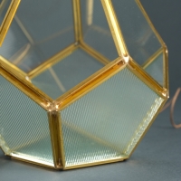 Подсвечник стекло, металл "Гранённый шар" прозрачный 16х16х14 см Подсвечник стекло, металл "Гранённый шар" прозрачный 16х16х14 см