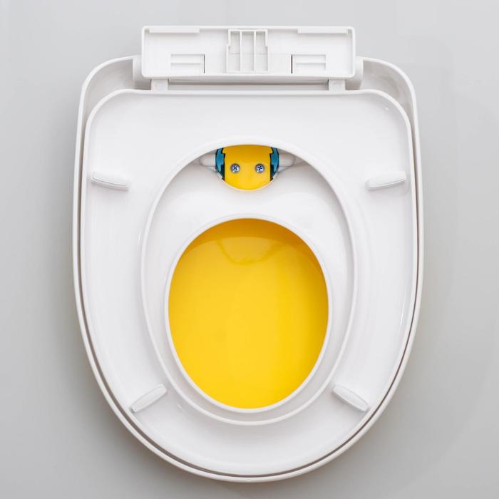 Сиденье для унитаза с крышкой, 42&times;37 см, двойное