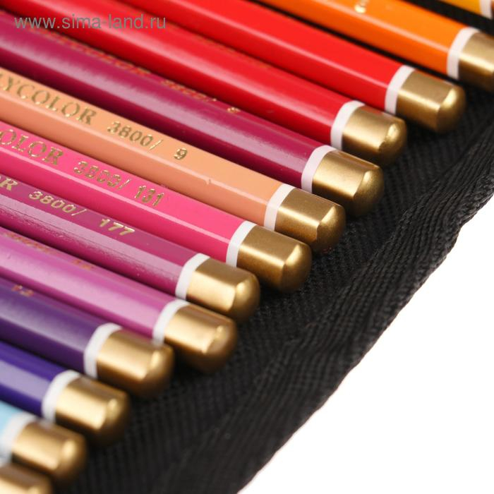 Набор художественный Koh-I-Noor 3796 Polycolor, 36 предметов, в текстильном свертке Набор художественный Koh-I-Noor 3796 Polycolor, 36 предметов, в текстильном свертке