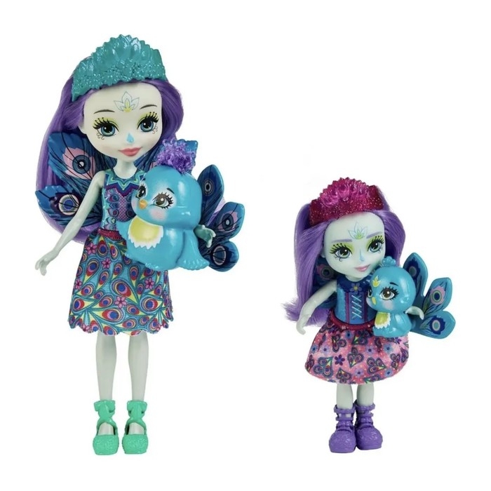 Игровой набор &laquo;Энчантималс. Пэттер Павлина с сестричкой и питомцами&raquo;