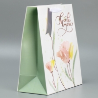 Пакет подарочный ламинированный, упаковка, &laquo;Спасибо&raquo;, 25.4 х 30.5 х 12.7 см