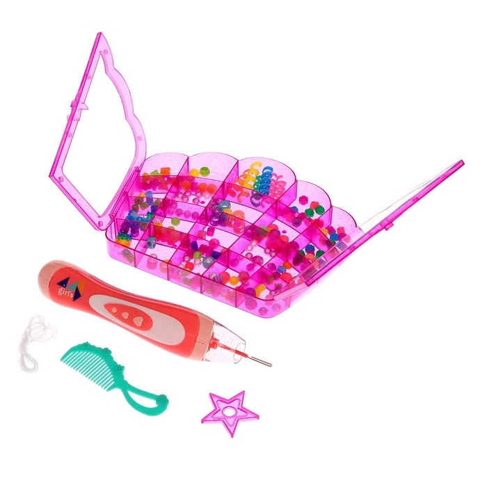 Набор парикмахера &laquo;Креатив&raquo; с аксессуарами для волос + аппарат для плетения