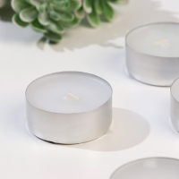 Набор свечей чайных ароматизированных "Лен и кашемир", 6 шт, 12 гр Набор свечей чайных ароматизированных "Лен и кашемир", 6 шт, 12 гр