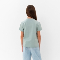 Футболка детская MINAKU "Gummy bear", цвет аквамарин, рост 98 см