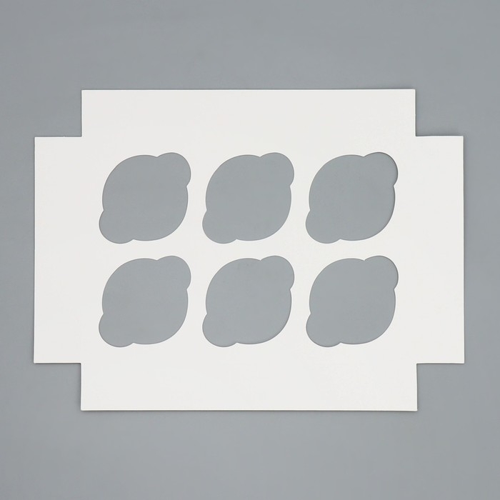 Коробка для капкейков складная с двусторонним нанесением &laquo;Новогодняя почта&raquo;, 25 х 17 х 10 см, Новый год