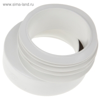 Манжета для унитаза "АНИ Пласт" W0410, эксцентрическая, резина