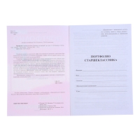 Папка "Портфолио старшеклассника", 8 грамот, А4