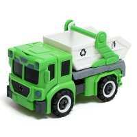 Конструктор винтовой &laquo;Мусоровоз&raquo;, 2 в 1 робот-машина