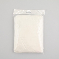 Дождевик взрослый укороченный «Свобода», на кнопках, цвет белый, размер 42-48 Дождевик взрослый укороченный «Свобода», на кнопках, цвет белый, размер 42-48